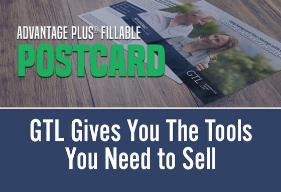 Advantage Plus Fillable Postcard