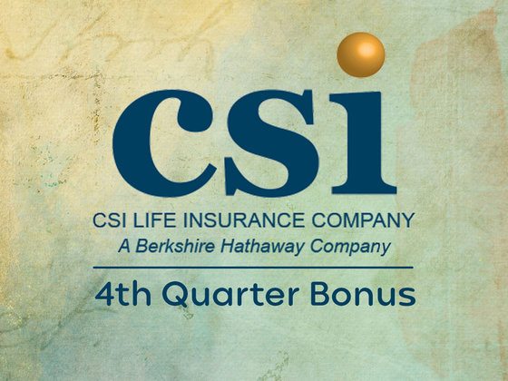 CSI Life 4th Quarter Bonus
