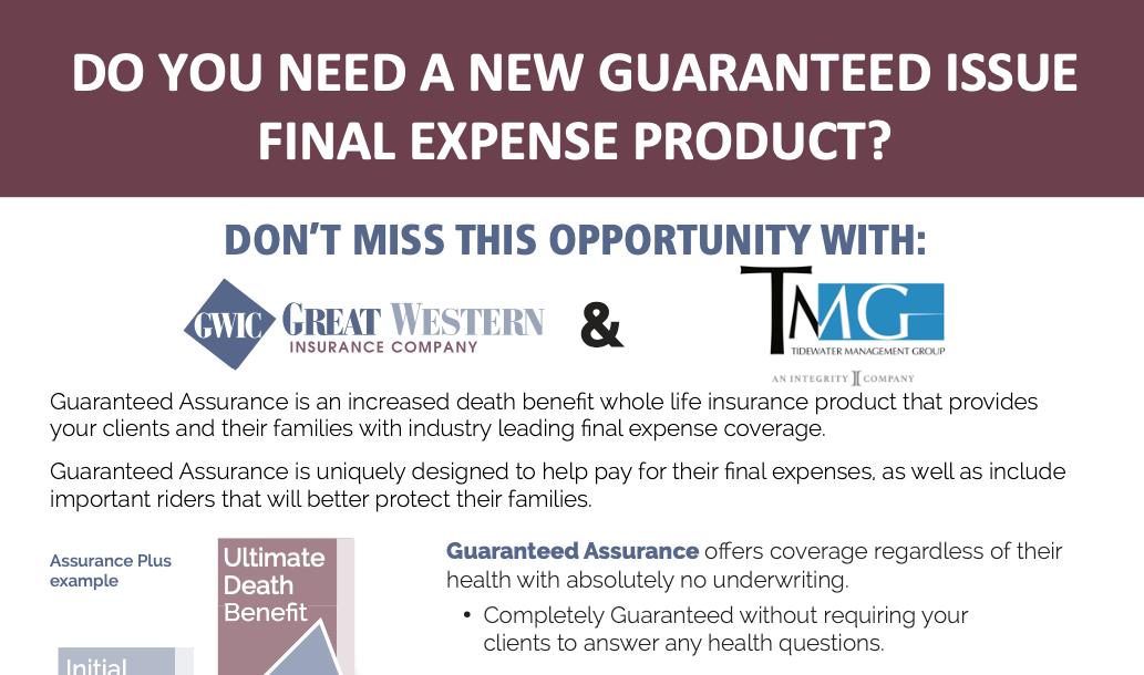 Guaranteed Final Expense Product Tidewater VIP Portal Guaranteed Final Expense Product Tidewater VIP Portal